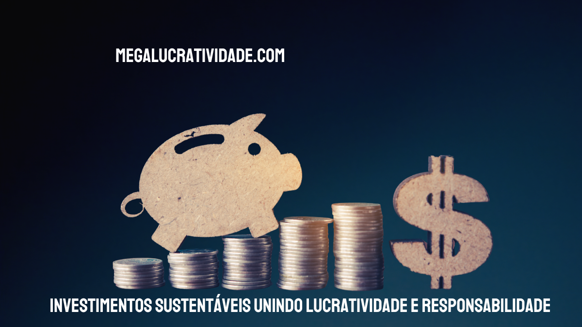 Os investimentos sustentáveis têm ganhado cada vez mais espaço no mercado financeiro, unindo o potencial de lucratividade com a responsabilidade social corporativa e ambiental.